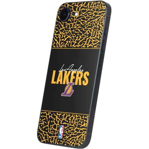 NBA Los Angeles Lakers Elephant Print iPhone 16e Skin